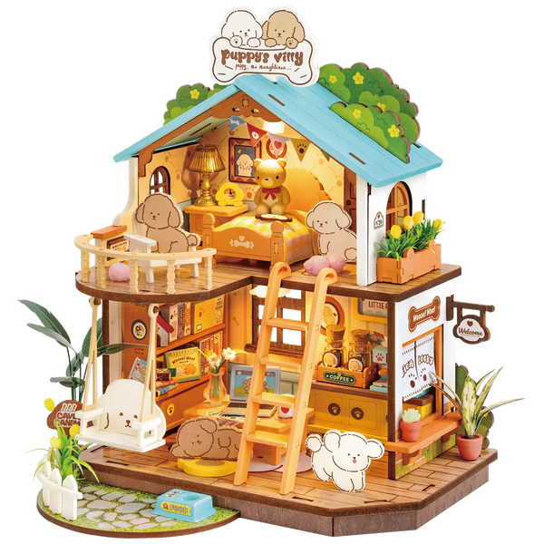 Robotime Puppy's Cozy Villa DG169