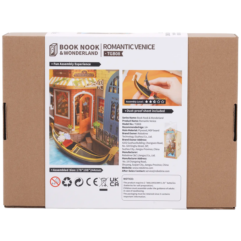 Robotime Book Nook Romantic Venice TGB08